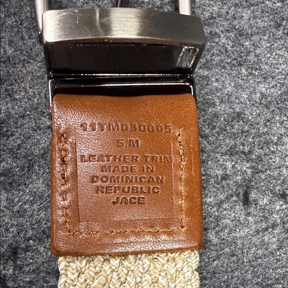 Tommy Bahama Blue and Tan Braided Belt